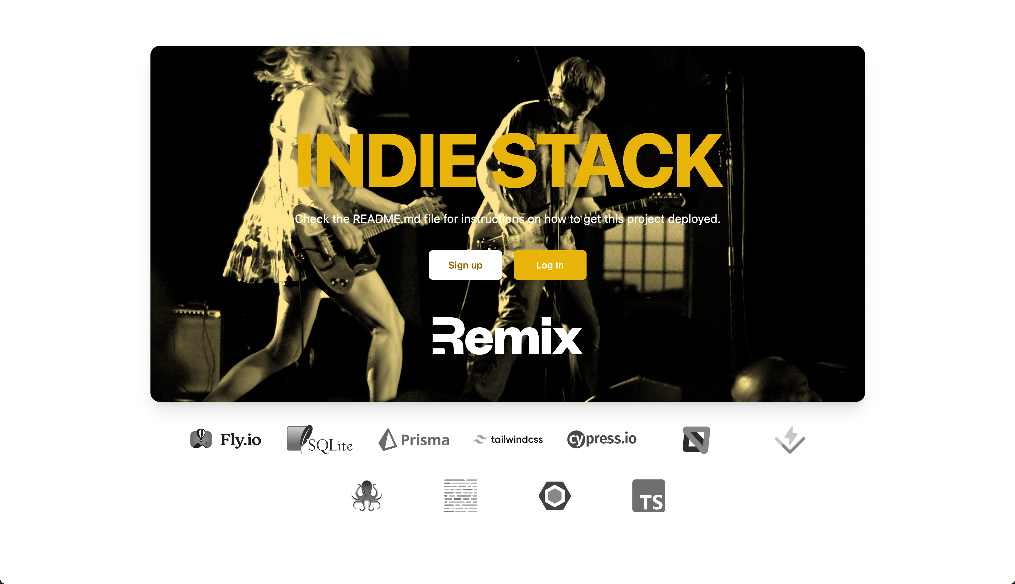 Remix Indie stack